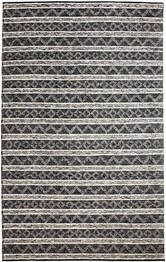 Dynamic Rugs HEIRLOOM 91004-901 Charcoal and Silver